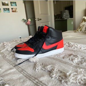 Red and Black Nike Sneakers